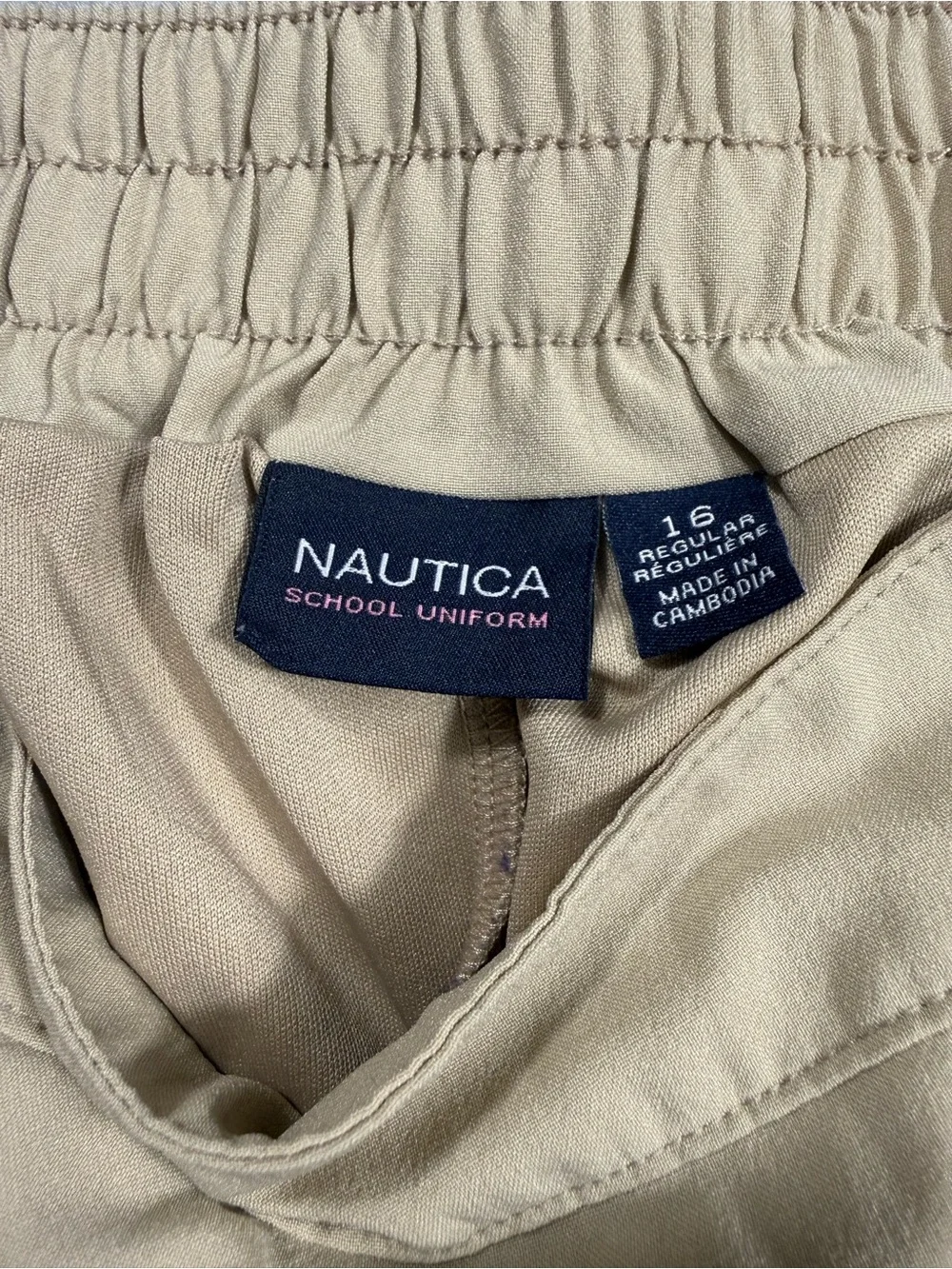 Nautica cream khaki